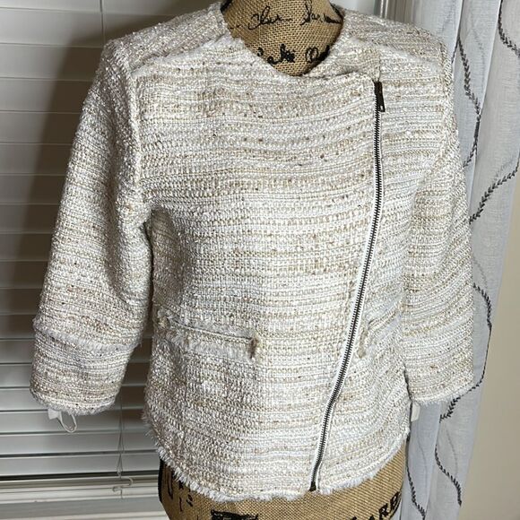 ECRU JACKET size Small - Picture 2 of 8